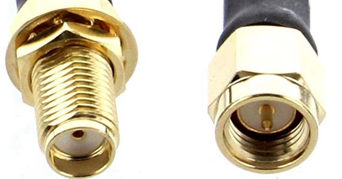 SMA Female and Male Connectors