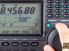 Ham Radio Operator with Radio